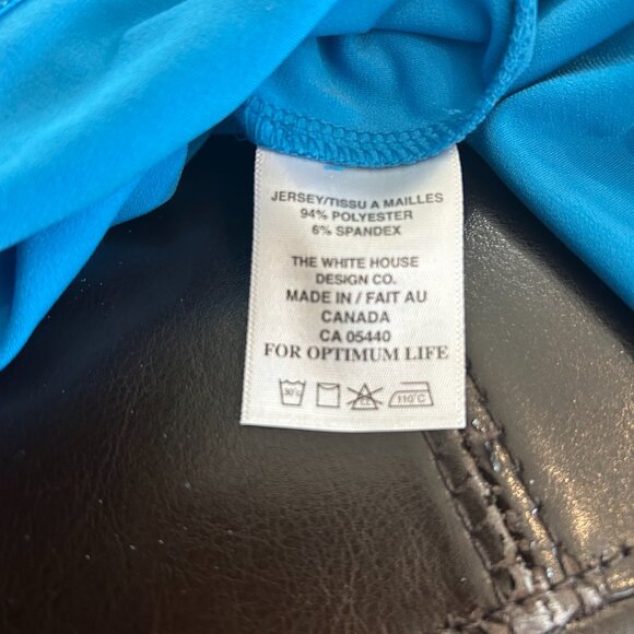 Sympli V-Neck Dolman Top, Elbow Sleeve, Ocean (Blue) Size 18 - Picture 5 of 7